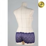 Кружево эластичное (стрейч) L1351 180мм цв.14 сиреневый, 25 м, Kruzhevo