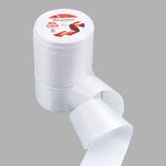 Набор атласных лент 5 размеров 6.0 мм, 10.0 мм, 20.0 мм, 40.0 мм, 50.0 мм / 23 метра, белый