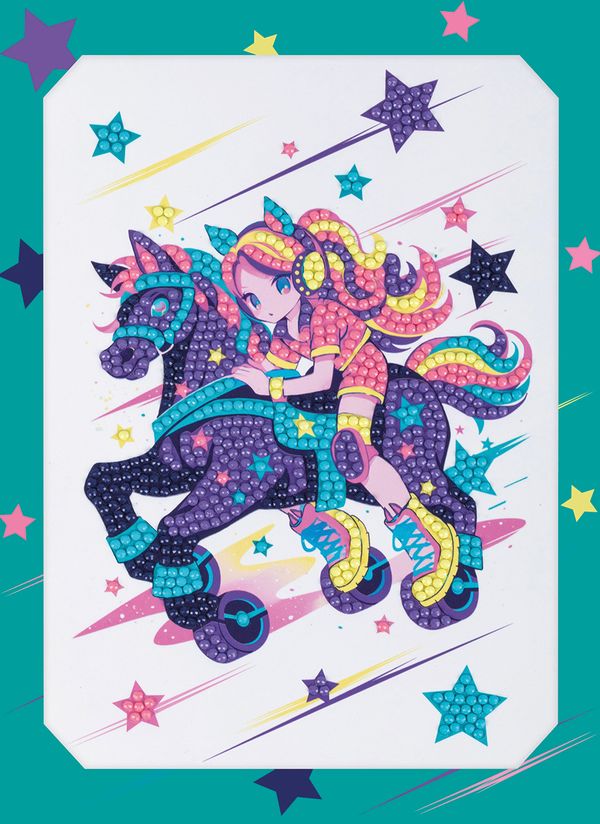 Кристальная (алмазная) мозаика Фрея ALVS-058, мини-картина, Навстречу приключениям, 14х19.5 см