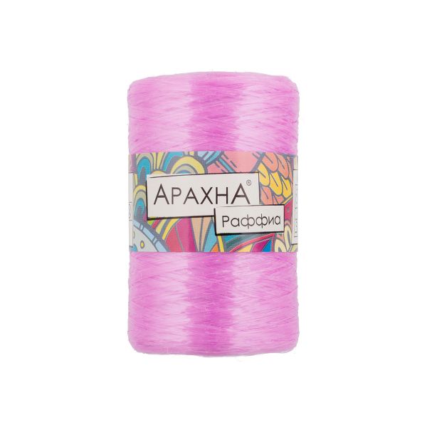 Пряжа Arachna Raffia / уп.5 мот. по 50г, 200м, 30 т.розовый