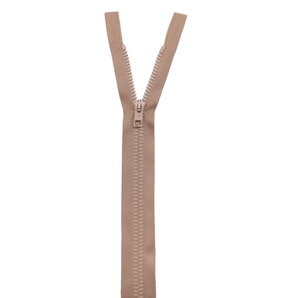 Молния трактор Arta Т6 (6 мм) 1 зам., разъем., 55 см, цв. 071 св.бежевый, уп.5 шт