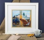 Набор для вышивания нитками Panna, Живая картина, Охотник, 25х22 см