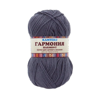Пряжа Камтекс Гармония / уп.5 мот. по 100 г, 245 м, 169 серый