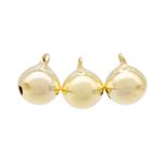 Бубенчики круглые 16 мм, золотой, 10 шт, 2AR239