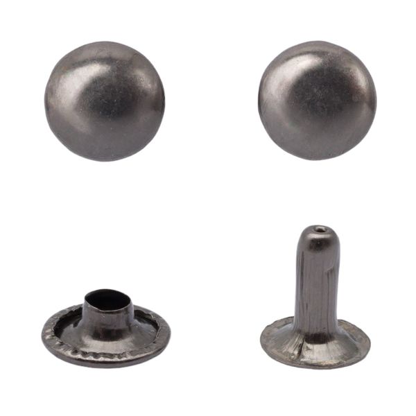 Хольнитены ⌀9 мм, h=9 мм, сталь, New Star №33.5, цв.чер.никель, ≈100 шт