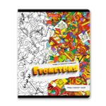 Тетрадь со справочным материалом Скучно не будет!, выборочный лак, A5+ 48 л. на скобе 65 г/м², белизна 100%, 10 шт, клетка, 000538 Геометрия, Светоч 48ТПСКс5_4_2_1