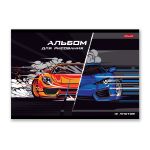 Альбом для рисования 100 г/м², A4 29х20.5 см, 12 л. на скобе, 10 шт, 000688 Гонки, Светоч 12АЛСК4_1_3_9