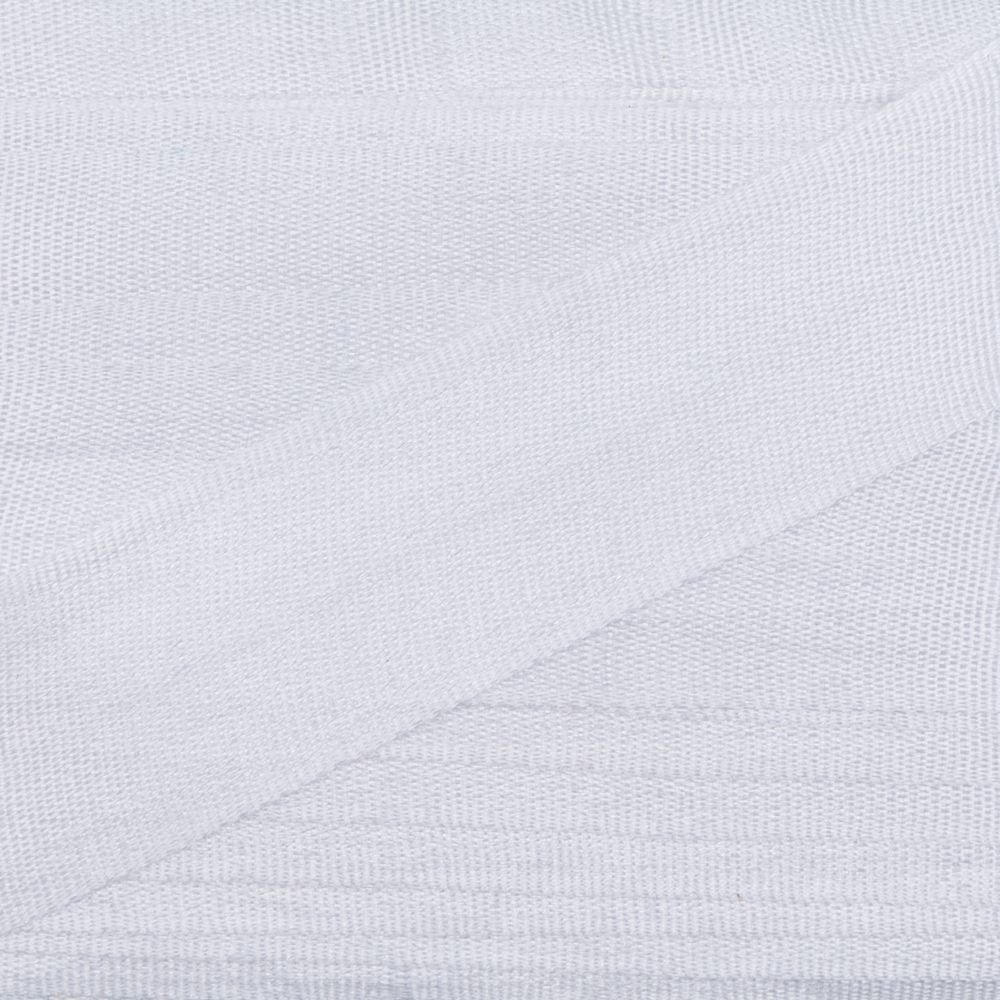 Лента (тесьма) шелковая 13.0 мм / 45.5±0.5 метров, №001 белый, Gamma SR-13