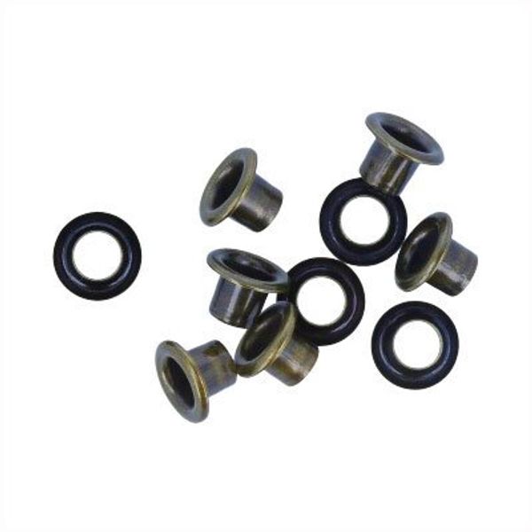 Блочки металл ⌀4.5 мм, 1000 ±20 шт, бронза, Gamma №02