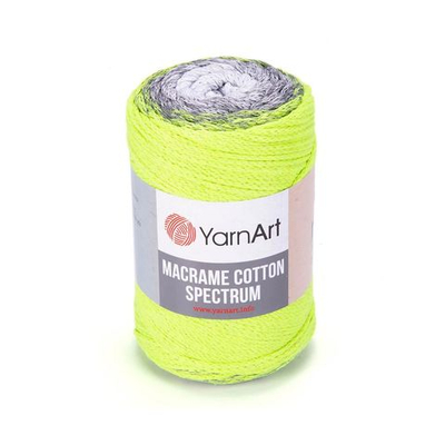 Пряжа YarnArt (ЯрнАрт) Macrame Cotton Spectrum / уп.4 мот. по 250 г, 225м, 1326