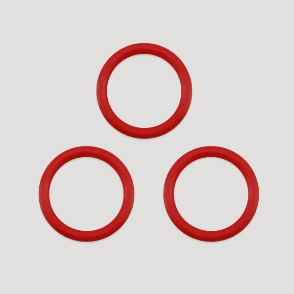 Кольца для бюстгальтера металл ⌀10.0 мм, 100 красный, Arta, 50 шт