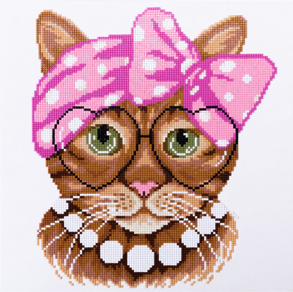 Алмазная (кристальная) мозаика Фрея, постер Маркиза Люси 30х30 см