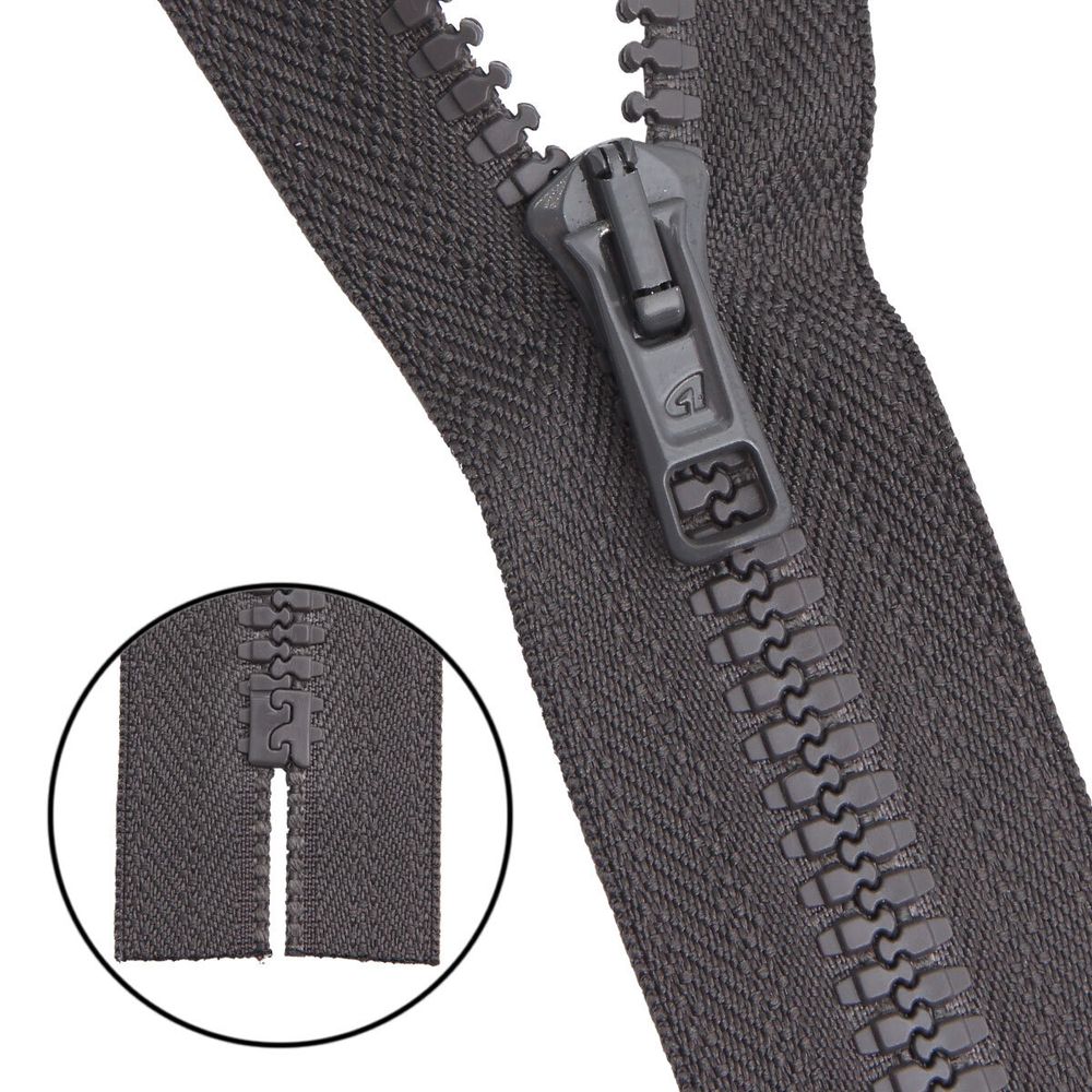 Молния трактор Arta Т6 (6 мм) 1 зам., н/раз., 18 см, цв. 196 дым, уп.10 шт