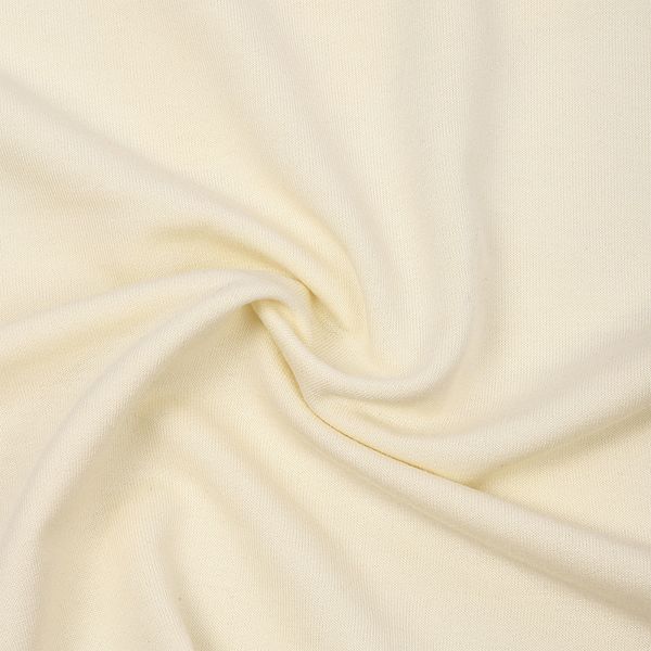 Футер 2-нитка петля поливискоза стрейч 220 г/м², 160 см / 3 метра, ФУТ2Х.TBY.ПЭ-ВИС.S801.3, цв.S801 молочный