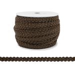 Тесьма отделочная 8мм / 40м (15 коричневый), 07-8021