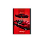 Блокнот на скобе, A6 48 л. 10 шт клетка, Спортивный автомобиль 01729, Б261 Светоч