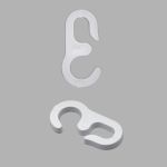 Крючки шторные для карниза 29 мм, LF-300, цв.белый (100 шт/уп)