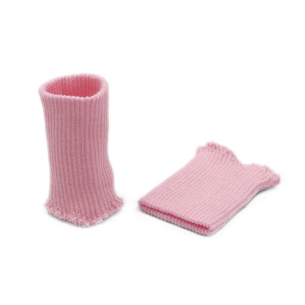 Манжеты трикотажные 6.5х9.5 см, 1 пара, тонкие, 401/6 деликатный розовый
