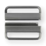 Застежка декоративная металл 35х27 мм, 10 шт, 04 никель, Micron GH 1073