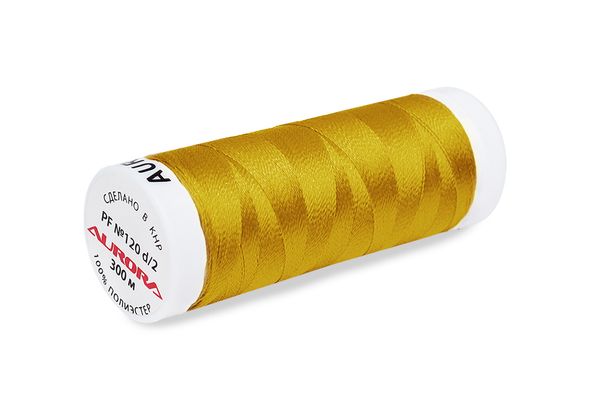 Нитки для креативных работ Aurora №120, 300 м, цв. PF503, 5 катушек