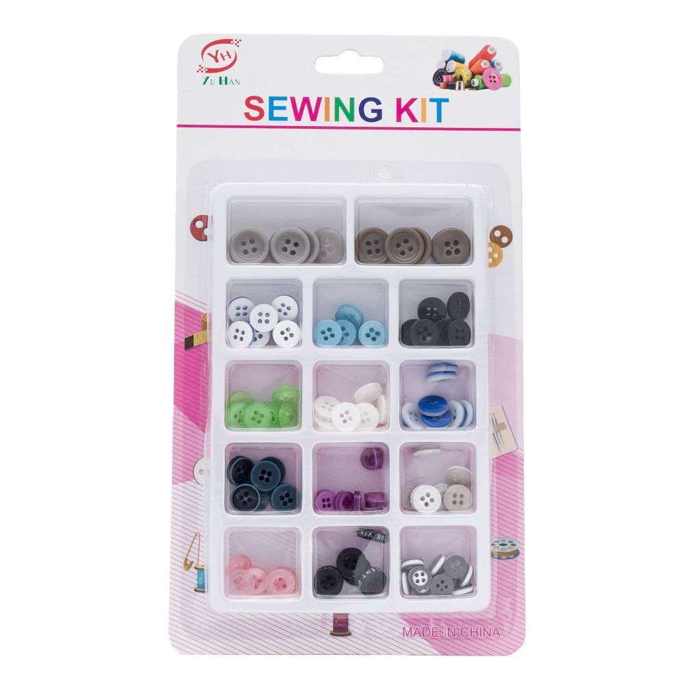 Пуговицы пластиковые 14 видов, 23628