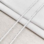 Шнур отделочный плетеный ⌀6.0 мм / 30 метров, белый, С987Г7