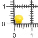 Пуговицы Мини круглые на ножке, 5мм, уп/20 шт (св.желтый)