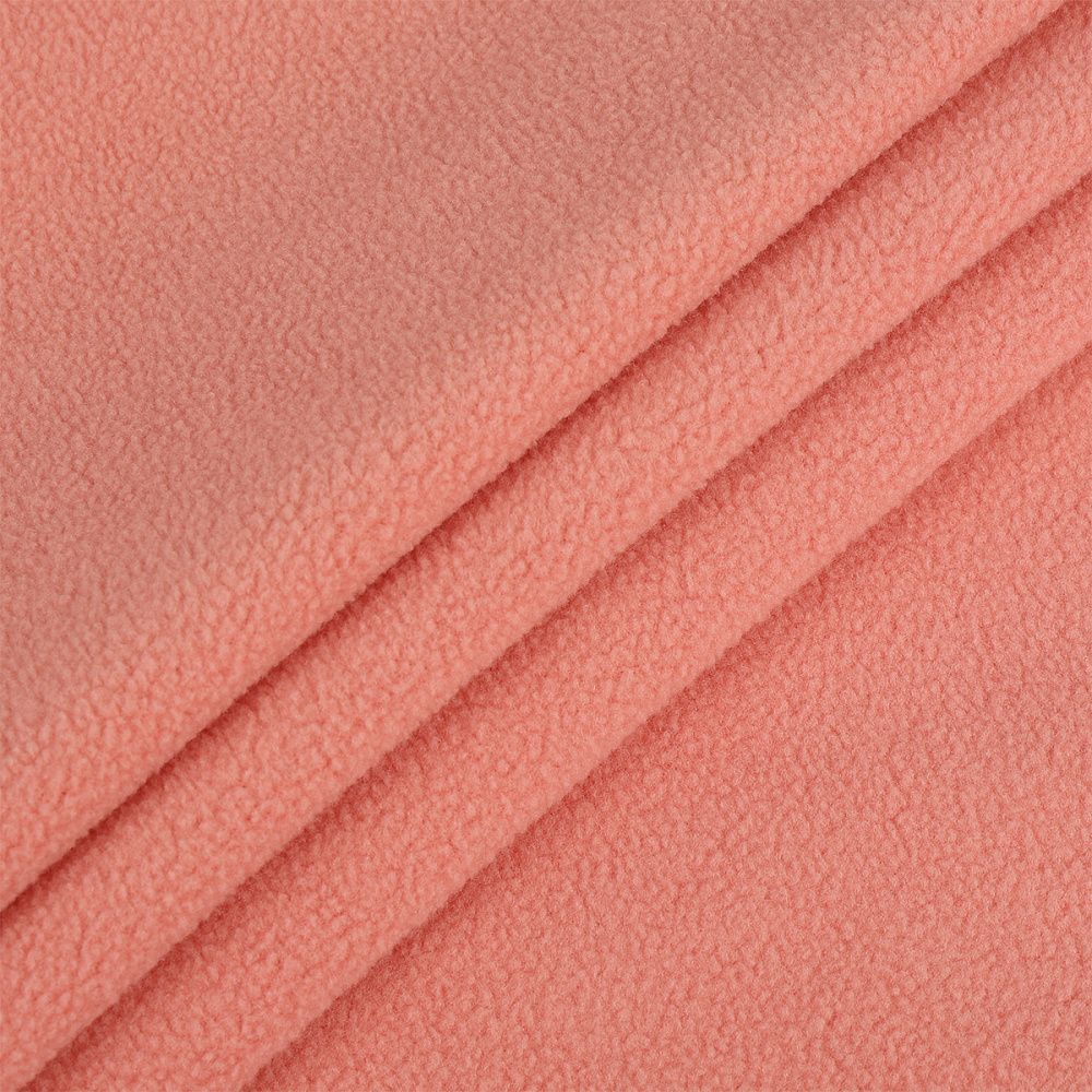 Флис 2-сторонний 240 г/м², 150 см / 10 метров, N-TBY-0240-F154, цв.F154 лососевый