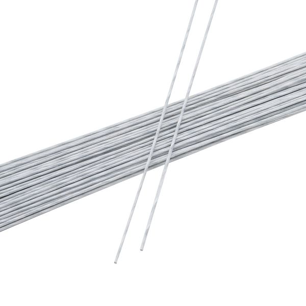 Проволока флористическая в бумажной оплетке ⌀1.2 мм, l=40 см, 50±5 шт, белый, Astra&Craft
