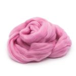 Лента для валяния полутонкая, 100% шерсть, 50гр Камтекс, цв.055 св.розовый