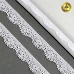 Кружево эластичное (стрейч) 15 мм TBY.8031, цв.01 белый, 5 метров, Kruzhevo