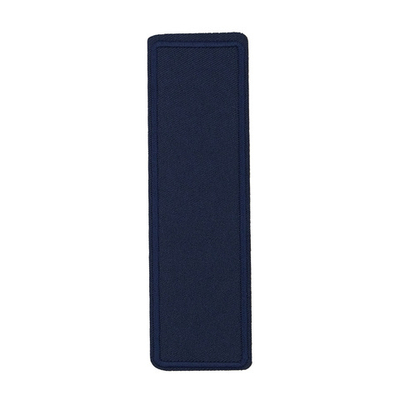 Термоаппликация прямоугольная, джинс, 145х45 мм (индиго (blue3)), LA497, 2 шт