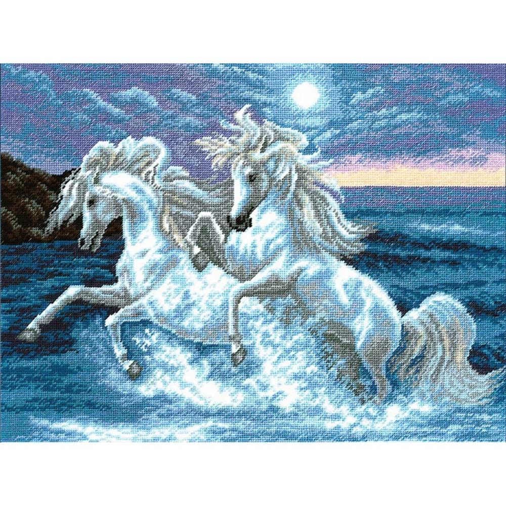 Набор для вышивания нитками РС Студия, Из пены морской 28х37 см
