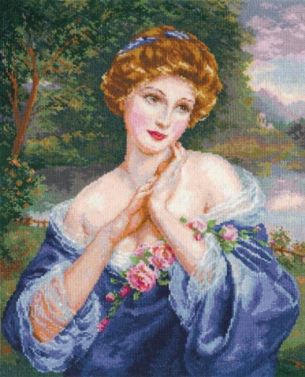 Набор для вышивания нитками Алиса, Вечерние грезы 30х37 см