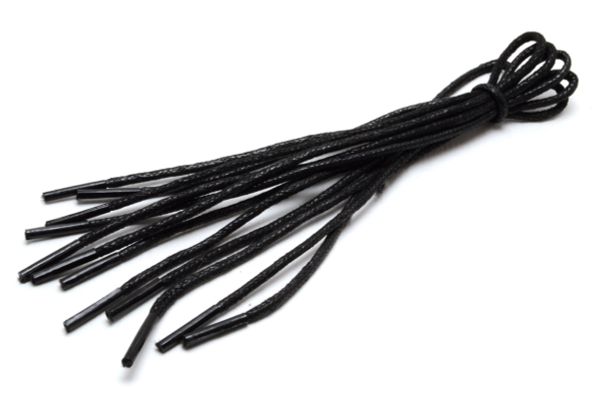 Шнурки вощеные 2 мм, 100 см, 1 пар(a), №01 черный, Gamma ХБВ 100/2