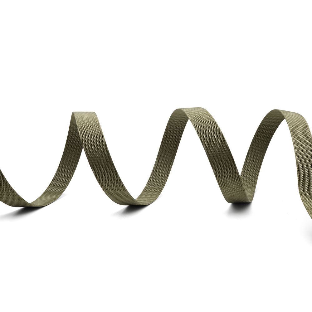 Стропа (ременная лента) 38 мм / 25 метров, толщ. 2.0 мм, [70.5 г/пог.м], 100% нейлон, хаки