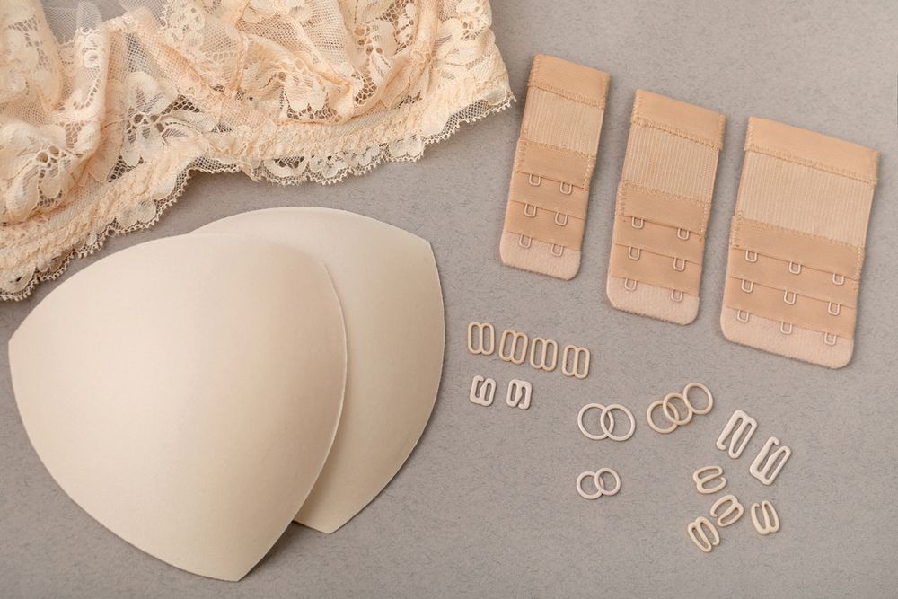 Бельевые чашечки для бюстгальтера треугольные р.48-50 (р.4), 10 пар бежевый, Blitz FN-75.16