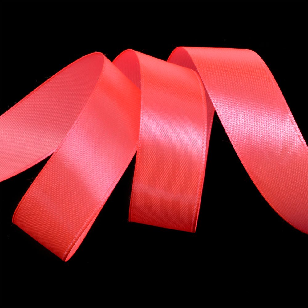 Лента атласная 1-сторонняя 20.0 мм / 27.4±2 метров, 3079 ярк.розовый, Ideal