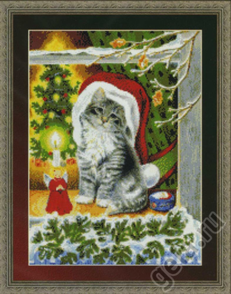 Kustom Krafts, Рождественский котенок, 27.9х40,5 см