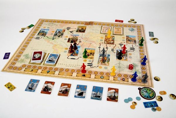 Игра настольная Вокруг света за 80 дней, Zvezda 8637