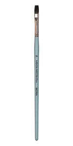 Кисть белка плоская №10, 5 шт, короткая ручка, Vista-Artista 10232-10
