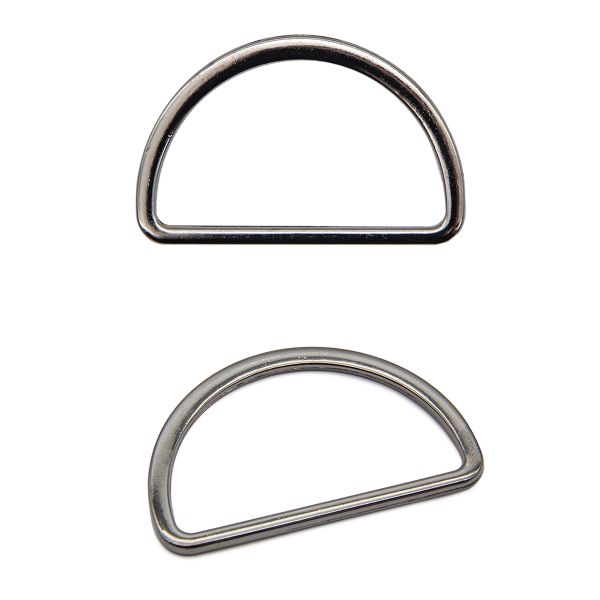 Полукольцо литое металл внутр. 50 мм (внешн. 57х36 мм), 20 шт, цв.черный никель, 819B-037