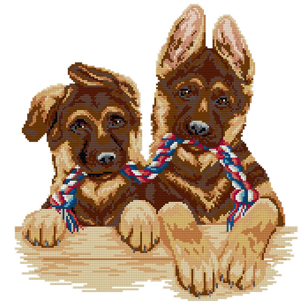 Алмазная (кристальная) мозаика Фрея, Друзья, 40х40 см