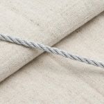 Шнур витой ⌀3.0 мм / 50 метров, металлизированный, серебро