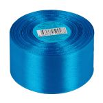 Лента атласная 1-сторонняя 50.0 мм / 33±2 метра, 150 сине-голубой, Gamma
