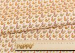 Ткань для пэчворка Peppy Крошки-матрешки, рулон 112 см / 5 метров, КМ-07 кремовый, Peppy