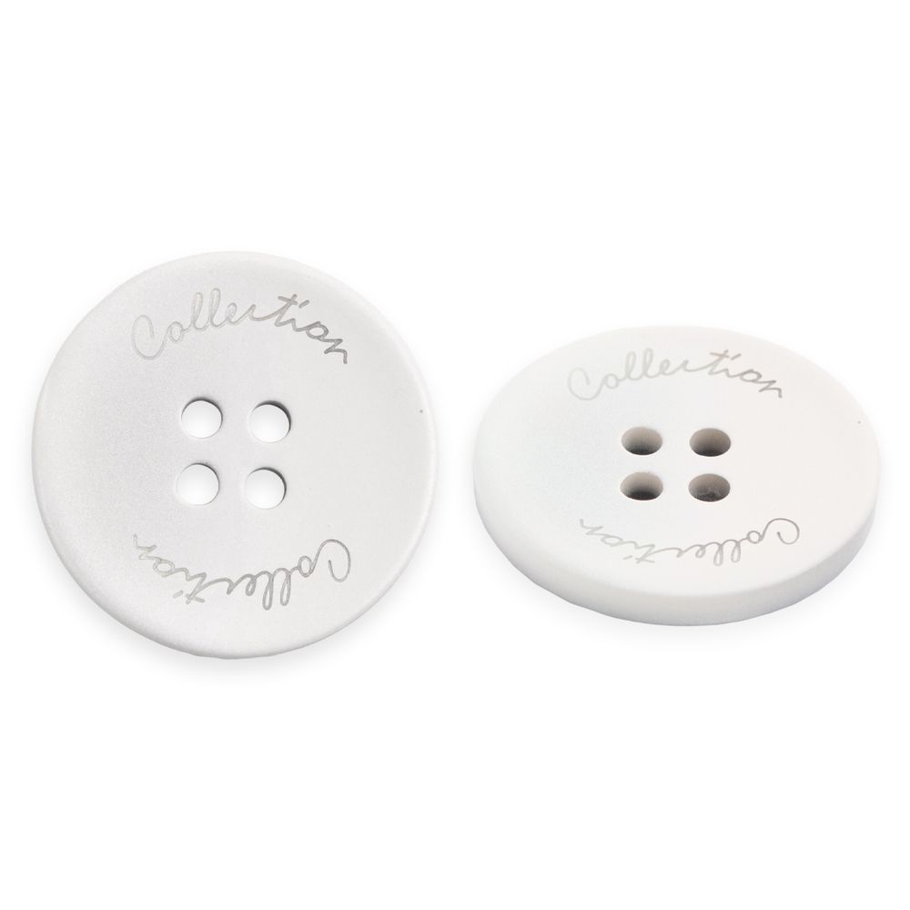 Пуговицы 4 прокола 36L (белый), 36 шт