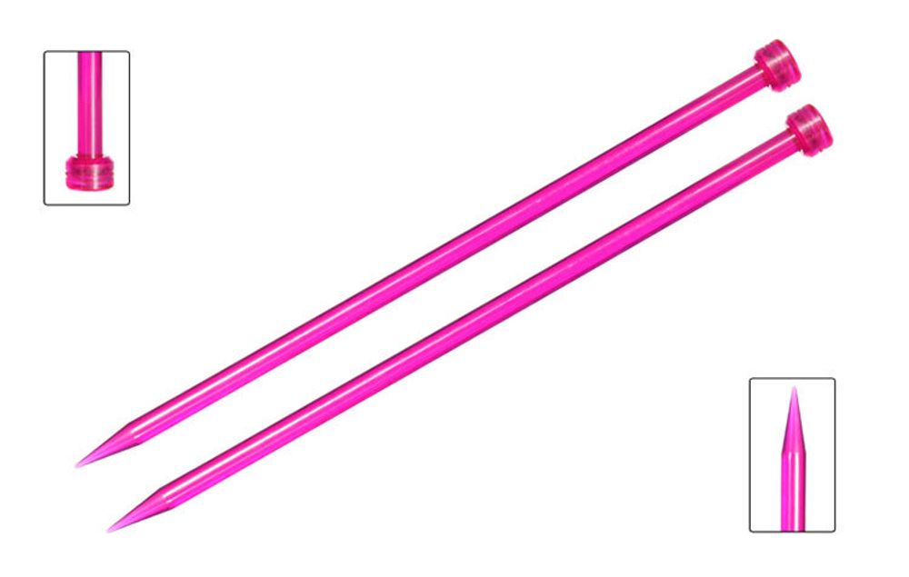Спицы прямые Knit Pro Trendz ⌀8 мм, 35 см, 51216