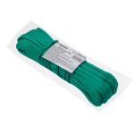 Стропа (ременная лента) 5 мм / 25 метров, толщ. 1.25 мм, [5.6 г/пог.м], 100% п/п, рис.9688, зеленый, Gamma С3857Г17