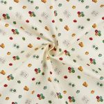 Ткань для пэчворка Peppy Век моды, отрез 50х55 см, 146 г/м², ВМ-12 бежевый, Peppy